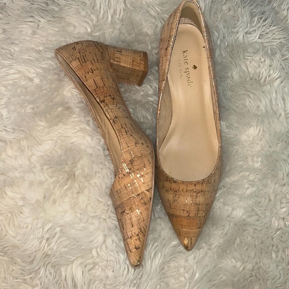 Kate Spade Aerial Block Heel Cork Pumps - Picture 5 of 5